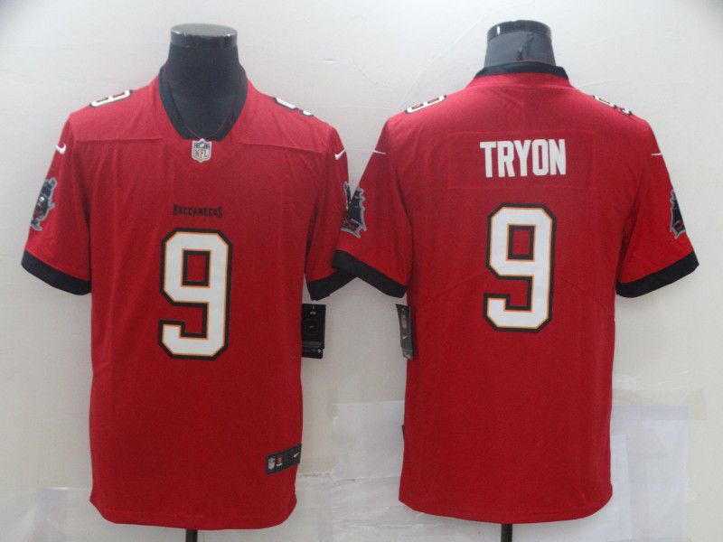 Men Tampa Bay Buccaneers 9 Tryon Red Nike Vapor Untouchable Limited 2021 NFL Jersey